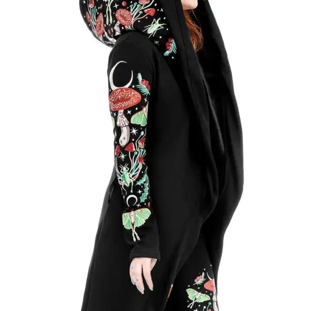 Restyle Witchy Cottagecore Hoodie Autumnal Equinox Gothic Oversized Hoodie XL - Picture 2 of 7